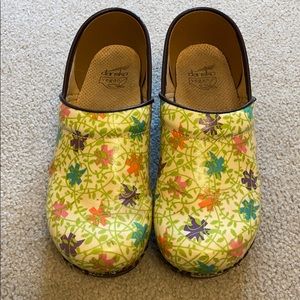 Dansko Clog Floral Patterned